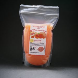 GEL DOUCHE PAMPLEMOUSSE</p>SANS SAVON</p>RECHARGE 500ml</p>Plastique 100% recyclable