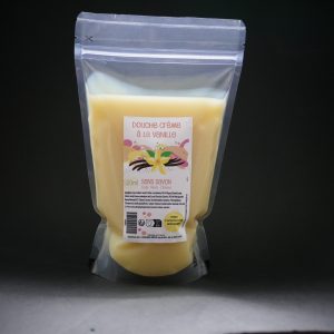 GEL DOUCHE VANILLE </p>SANS SAVON</p>RECHARGE 500ml</p>Plastique 100% recyclable